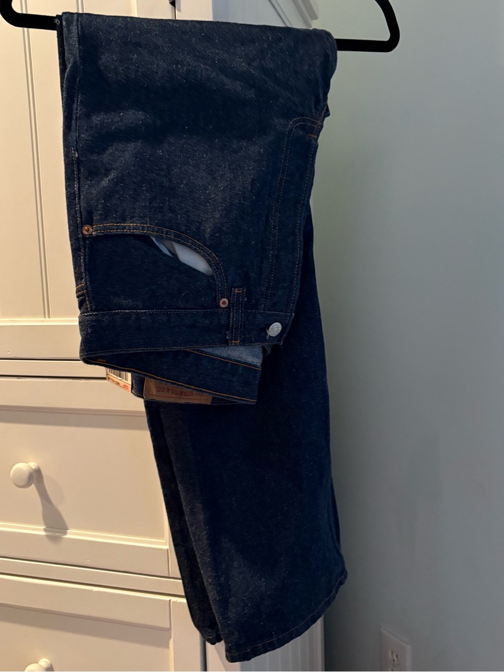 NOS Vintage Men’s Levi’s 501 Jeans NWT USA 34 x 30 Dark Denim